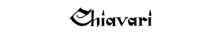 CHIAVARI trademark