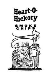 HEART-O-HICKORY SMOKE CHIPS BARBQ BOB trademark