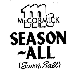 MC MC CORMICK SEASON-ALL trademark