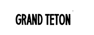 GRAND TETON trademark