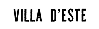 VILLA D'ESTE