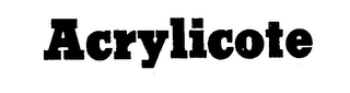 ACRYLICOTE trademark