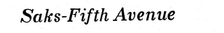SAKS-FIFTH AVENUE trademark