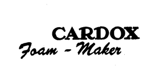 CARDOX FOAM-MAKER