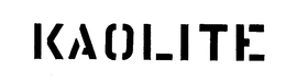KAOLITE trademark