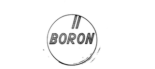 BORON trademark