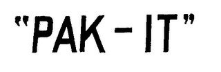 "PAK-IT"