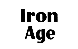 IRON AGE trademark