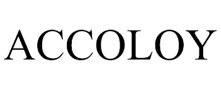 ACCOLOY trademark