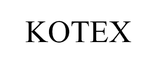 KOTEX trademark
