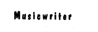 MUSICWRITER trademark