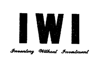 IWI INVENTORY WITHOUT INVESTMENT