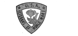 U.S.A. VETERANS OF WORLD WAR I