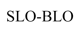 SLO-BLO trademark