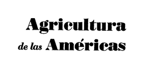 AGRICULTRA DE LAS AMERICAS trademark