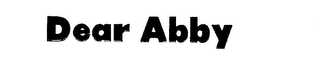 DEAR ABBY