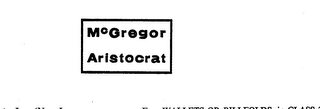 MCGREGOR ARISTOCRAT