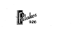 PULAKOS 926 trademark