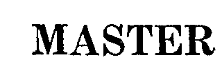 MASTER trademark