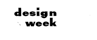 DESIGN WEEK trademark