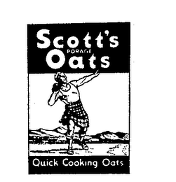 SCOTT'S PORAGE OATS QUICK COOKING OATS