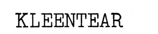 KLEENTEAR trademark