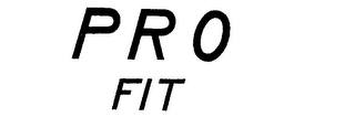 PRO FIT trademark