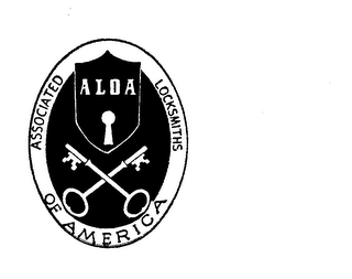 ASSOCIATED LOCKSMITHS OF AMERICA ALOA trademark