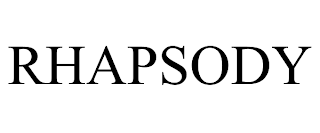 RHAPSODY trademark
