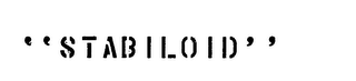 "STABILOID" trademark