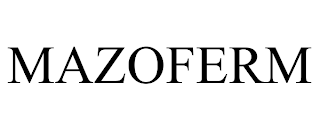 MAZOFERM trademark
