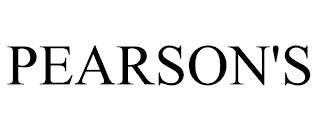 PEARSON'S trademark