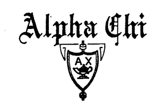 ALPHA CHI AX trademark
