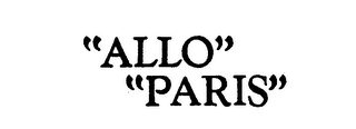 "ALLO" "PARTS" trademark