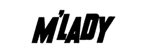 M'LADY trademark