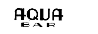 AQUA BAR trademark