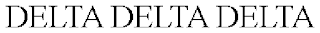 DELTA DELTA DELTA trademark
