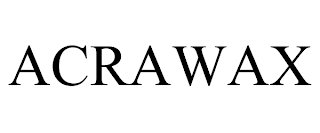 ACRAWAX trademark