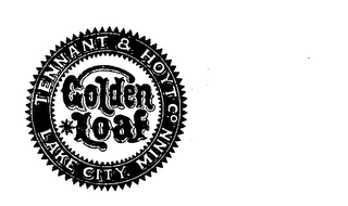 GOLDEN LOAF TENNANT & HOYT CO. LAKE CITY, MINN.