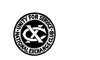 XC UNITY FOR SERVICE-NATIONAL EXCHANGE CLUB