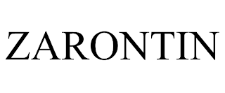 ZARONTIN trademark