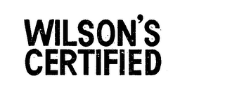 WILSON'S CERTIFIED