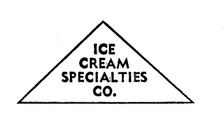 ICE CREAM SPECIALTIES CO.