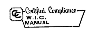 CC CERTIFIED COMPLIANCE WIC MANUAL