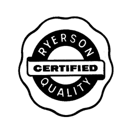 RYERSON CERTIFIED QUALITY trademark