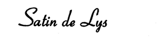 SATIN DE LYS