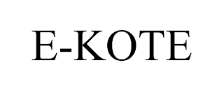 E-KOTE trademark