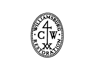 WILLIAMSBURG RESTORATION 4 C W XX