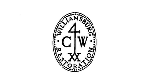 WILLIAMSBURG RESTORATION 4 CW XX