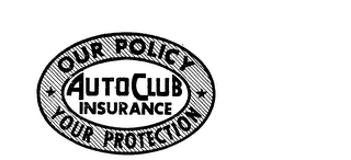 AUTO CLUB INSURANCE OUR POLICY YOUR PROTECTION